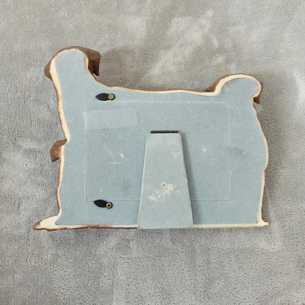 Vintage E&S Imports Brown Labrador Retriever Photo Frame 4x6 Dog Picture S101E